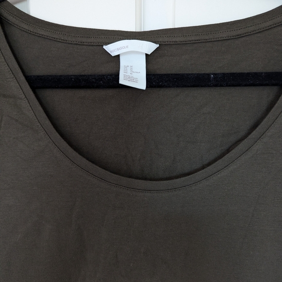 H & M Dark Green T shirt Dress - Picture 4 of 4